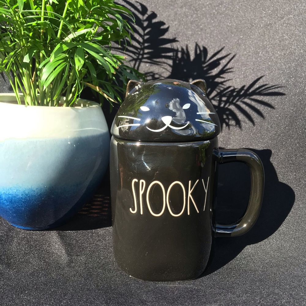 Rae Dunn SPOOKY Mug Cat Topper